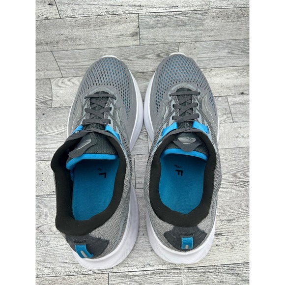 Saucony Ride 15 Men Running‎ Shoes Grey Blue Silver S20729-15 Size 11.5